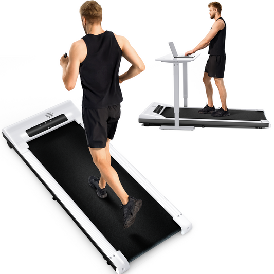 UMAY Walking Pad, Small Under Desk Treadmill, Portable Mini Treadmill for Home Office, Compact Walking Treadmill with Remote & APP Control