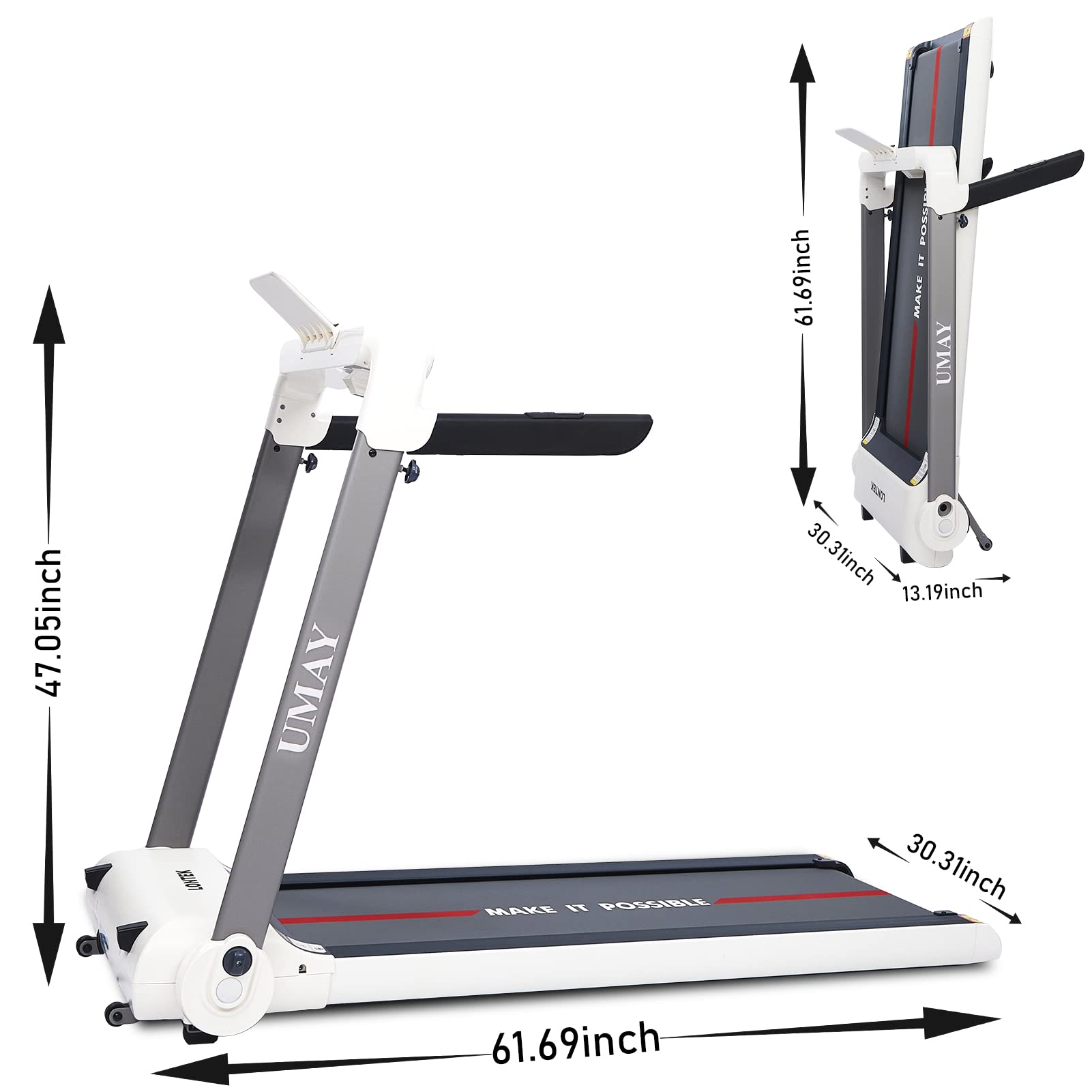 Lontek u3 best sale folding motorised treadmill